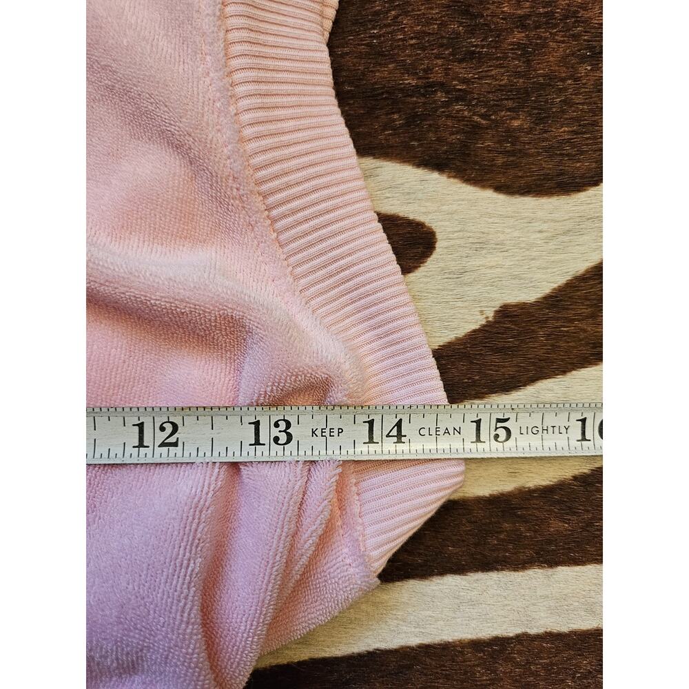 Juicy Couture Vintage Y2K Pink Terry Cloth Cover Up Dress L USA Towel Pool - Picture 6 of 7